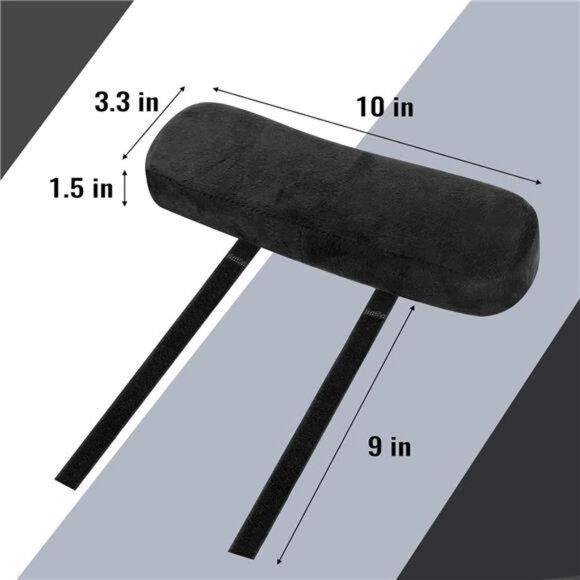 2 Pack Office Chair Armrest Pads Covers with Memory Foam Elbow Pillow - Picture 3 of 7